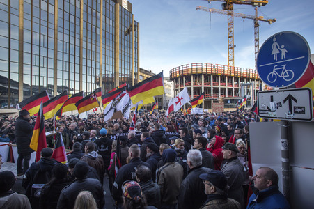 Pegida Demo in Köln
