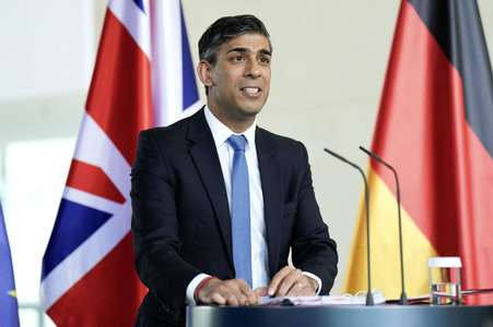Empfang des Premierministers des Vereinigten Königreichs in Berlin