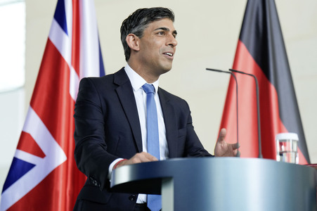 Empfang des Premierministers des Vereinigten Königreichs in Berlin