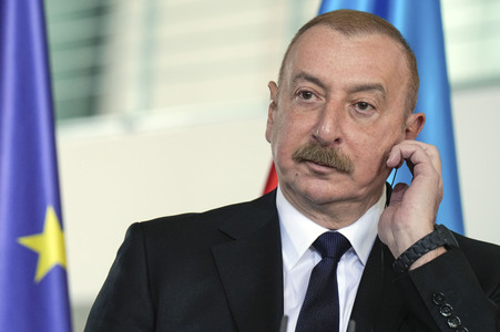Empfang des Präsidenten von Aserbaidschan in Berlin