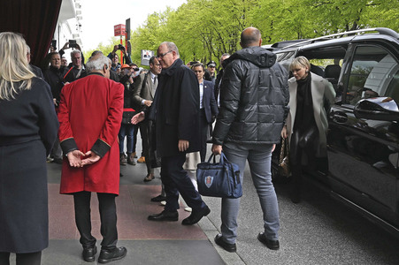 Besuch von Fürst Albert II. von Monaco und Fürstin Charlene in Hamburg