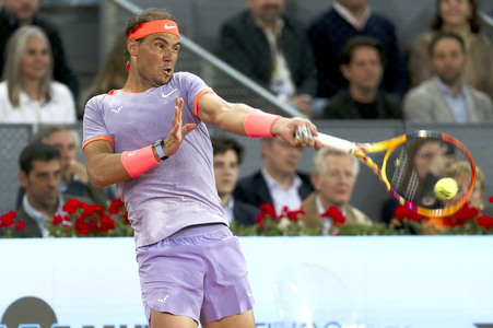 Tennismatch Alex de Minaur vs Rafael Nadal in Madrid