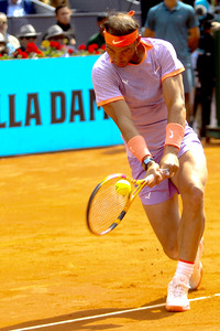 Tennismatch Rafael Nadal vs Pedro Cachin in Madrid