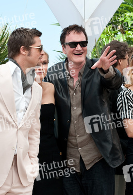 Brad Pitt, Diane Kruger, Quentin Tarantino
