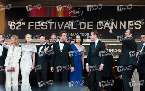 Mélanie Laurent, Diane Kruger, Mike Myers, Daniel Brühl, Lawrence Bender, Julie Dreyfus, Quentin Tarantino
