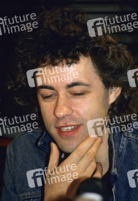 Pressekonferenz mit Bob Geldof in London