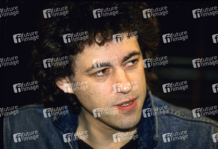 Pressekonferenz mit Bob Geldof in London