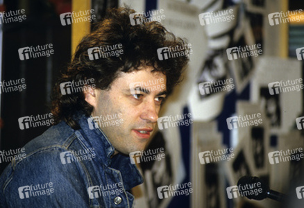 Pressekonferenz mit Bob Geldof in London
