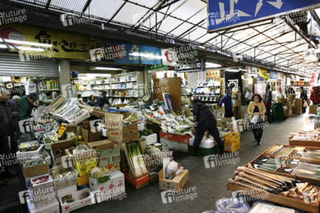 Gemüsestand am Fischmarkt