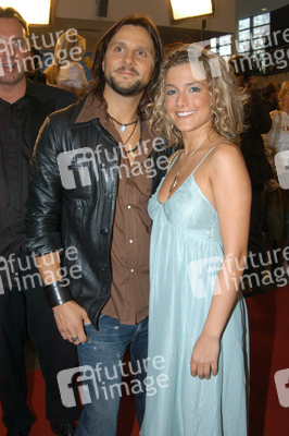 Jeanette Biedermann mit Freund