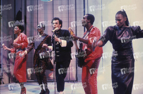 Boney M. mit Bobby Farrell und Reggie Tsiboe