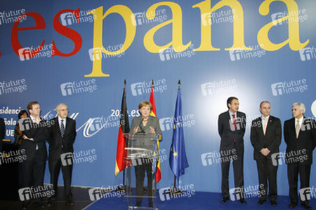 Angela Merkel, José Luis Rodriguez Zapatero