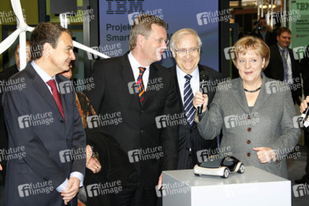 José Luis Rodriguez Zapatero, Christian Wulff, Rainer Brüderle, Angela Merkel