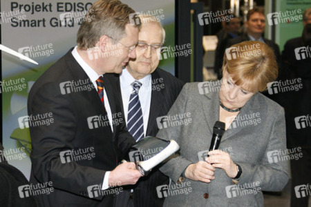 Christian Wulff, Rainer Brüderle, Angela Merkel