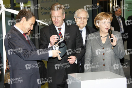 José Luis Rodriguez Zapatero, Christian Wulff, Rainer Brüderle, Angela Merkel
