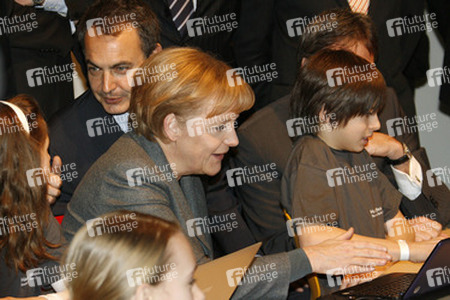 Angela Merkel, José Luis Rodriguez Zapatero