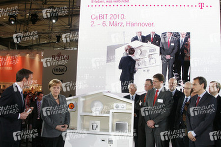 René Obermann, Angela Merkel, José Luis Rodriguez Zapatero