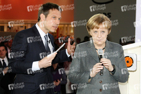 René Obermann, Angela Merkel