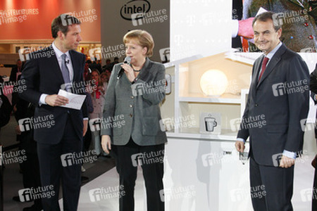 René Obermann, Angela Merkel, José Luis Rodriguez Zapatero