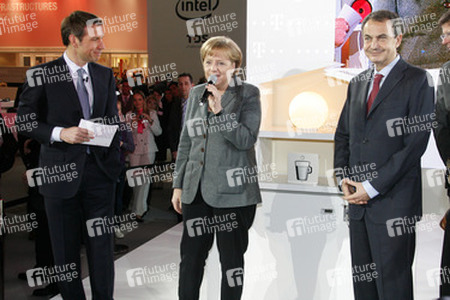 René Obermann, Angela Merkel, José Luis Rodriguez Zapatero