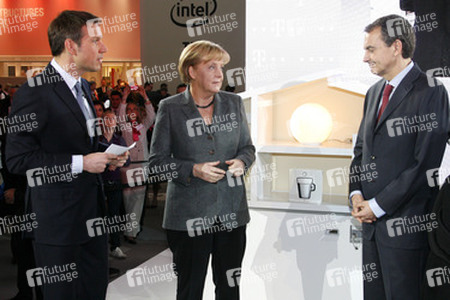René Obermann, Angela Merkel, José Luis Rodriguez Zapatero