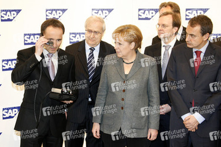 Rainer Brüderle, Angela Merkel, José Luis Rodriguez Zapatero