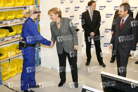 Angela Merkel, José Luis Rodriguez Zapatero