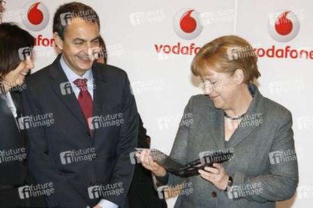 José Luis Rodriguez Zapatero, Angela Merkel