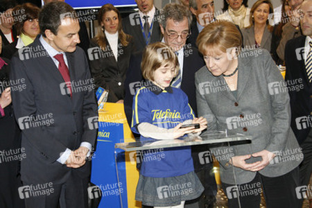 José Luis Rodriguez Zapatero, Angela Merkel