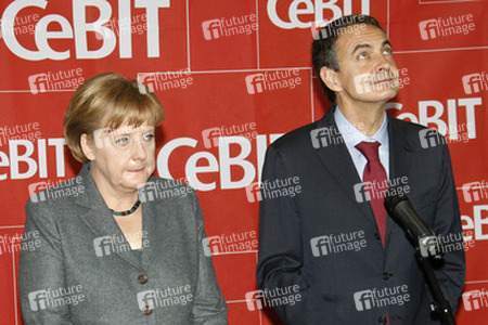 Angela Merkel, José Luis Rodriguez Zapatero