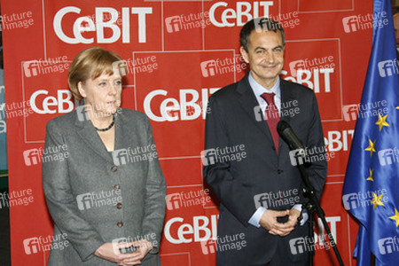 Angela Merkel, José Luis Rodriguez Zapatero