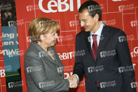 Angela Merkel, José Luis Rodriguez Zapatero