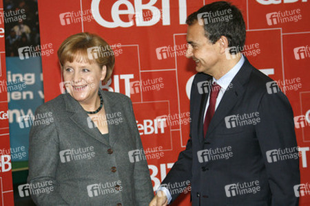 Angela Merkel, José Luis Rodriguez Zapatero