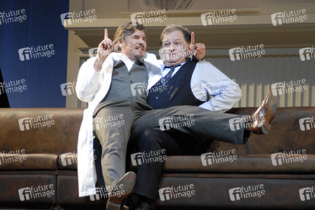 Daniel Morgenroth (Henry Higgins), Anton Rattinger (Colonel Pickering)