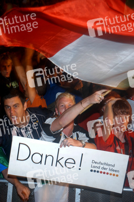 Italienische Fans feiern den WM-Sieg auf der Fanmeile
