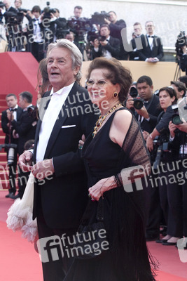 Alain Delon mit Tochter Anoushka, Claudia Cardinale