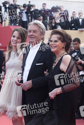 Alain Delon mit Tochter Anoushka, Claudia Cardinale