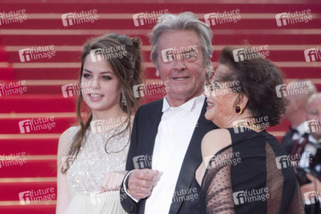Alain Delon mit Tochter Anoushka, Claudia Cardinale
