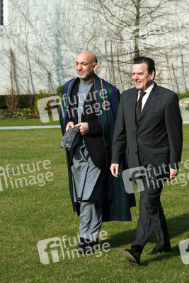 Hamid Karsai, Gerhard Schröder