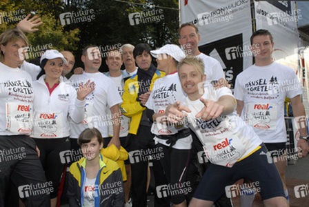 Die Promi-Läufer um Barbara Herzsprung, Jogi Löw, Ross Antony und Pete Dwojak