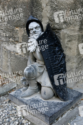 Zwerg-Wächter am Tor vom Schloss Marienburg