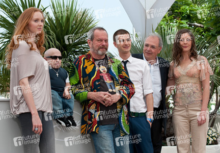 Lily Cole, Verne Troyer, Terry Gilliam, Andrew Garfield, Amy Gilliam, Nicola Percorini