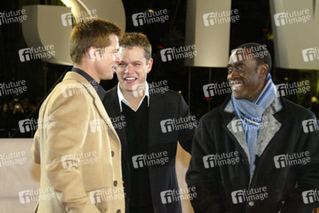 Brad Pitt, Matt Damon, Don Cheadle