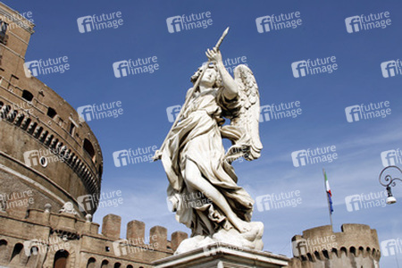 Statue auf Ponte Sant'Angelo / Engelsbrücke