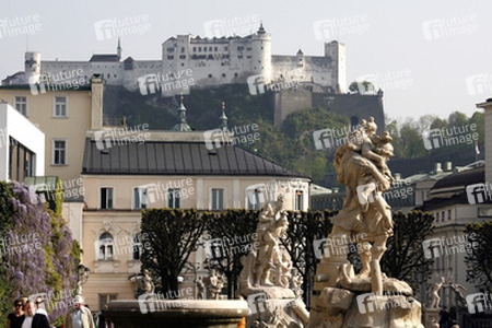 Blick auf die Festung Hohensalzburg