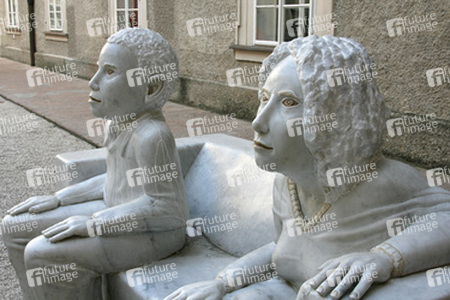 Skulptur im Innenhof der Residenz