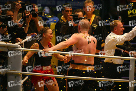 Regina Halmich, Stefan Raab