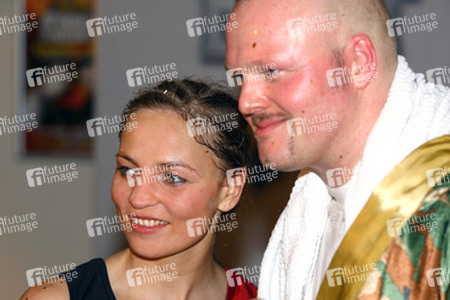 Regina Halmich, Stefan Raab