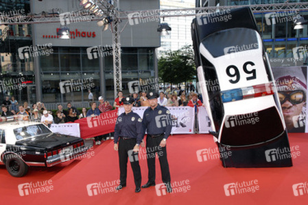 Hancock Kulisse auf dem roten Teppich