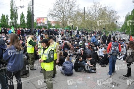 Erster Mai Demonstration